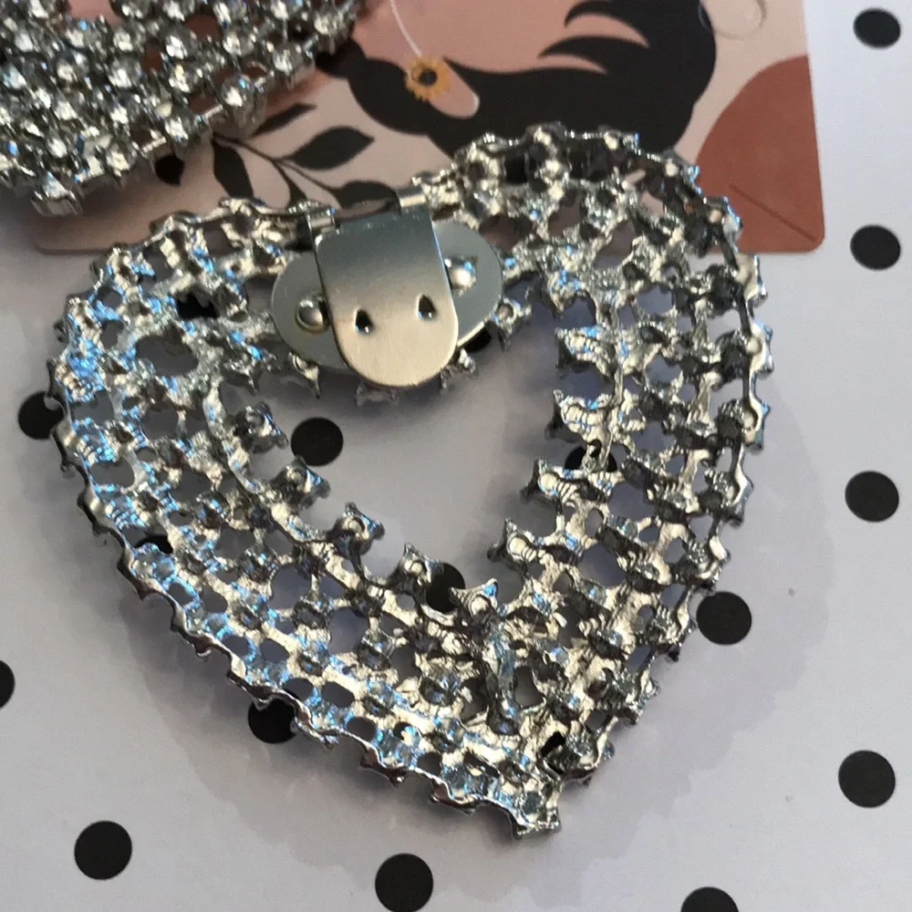 Beautiful Rhinestone Shoe Clip Jewelry. NWOT - Picture 8 of 10